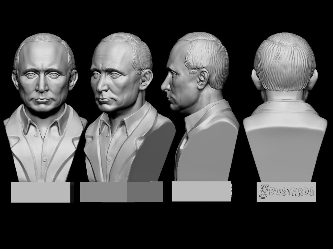Vladimir Putin Large Bronze Edition Bust