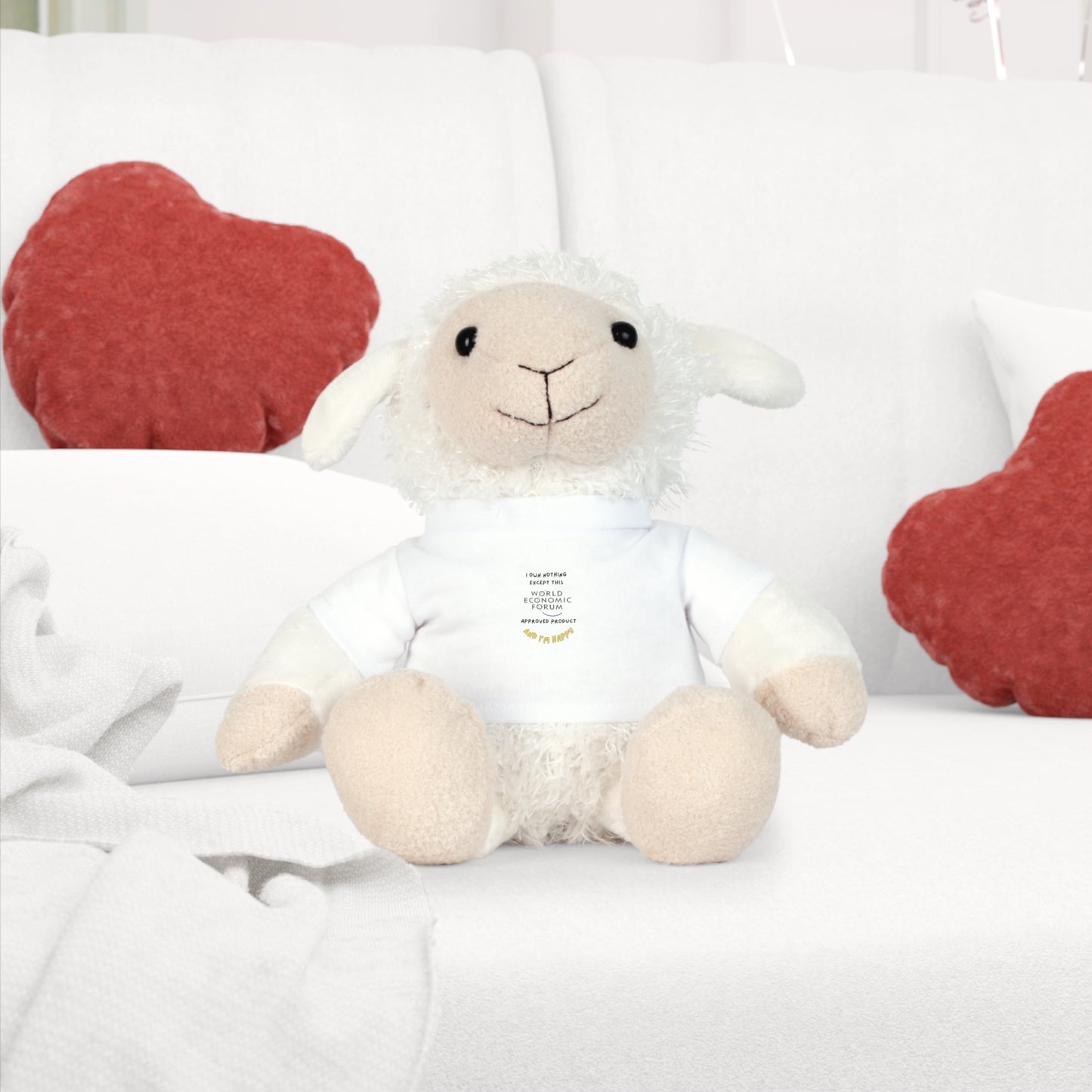 WEF Approved Sheep Plush Toy