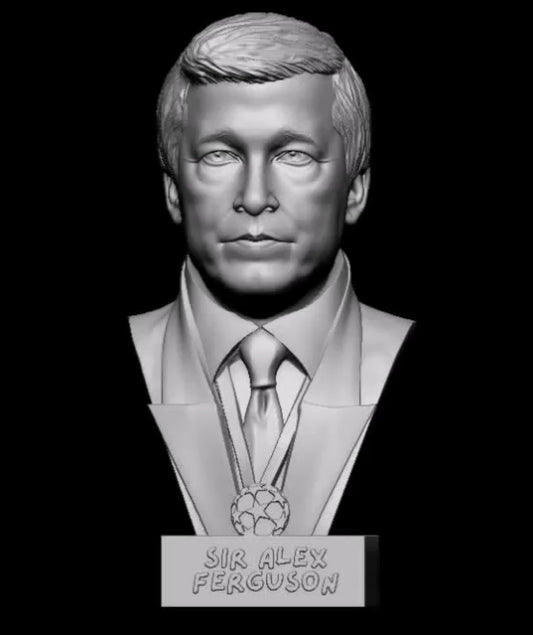 Sir Alex Ferguson 1999 Resin Bust