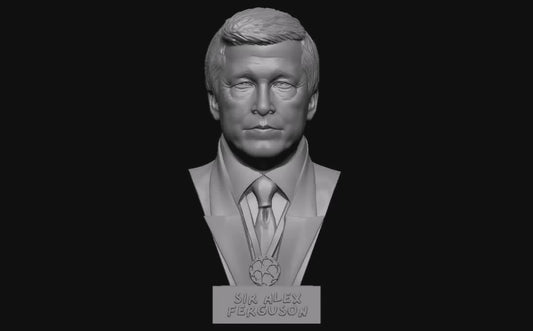 Sir Alex Ferguson 1999 Resin Bust